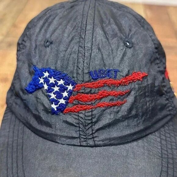 Starter USET USA Olympics Nylon Elastic Back One Size - Picture 3 of 11